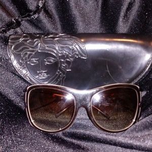 versace clip on sunglasses